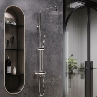 Душевая стойка Damixa Scandinavian Pure 936810000 с термостатом Хром